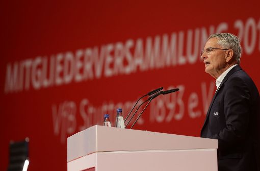 VfB-Präsident Wolfgang Dietrich. Foto: Pressefoto Baumann