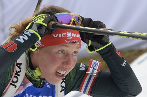 bBiathlon: /bLaura Dahlmeier war die Überfliegerin 2017 im Damen-Biathlon.  Foto: AP